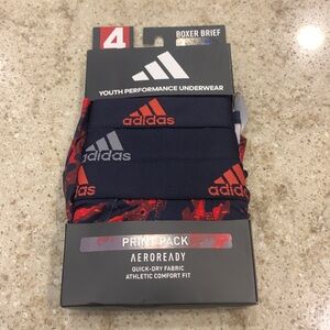 NWT ADIDAS Youth Performance Underwear Size Medium (10-12)